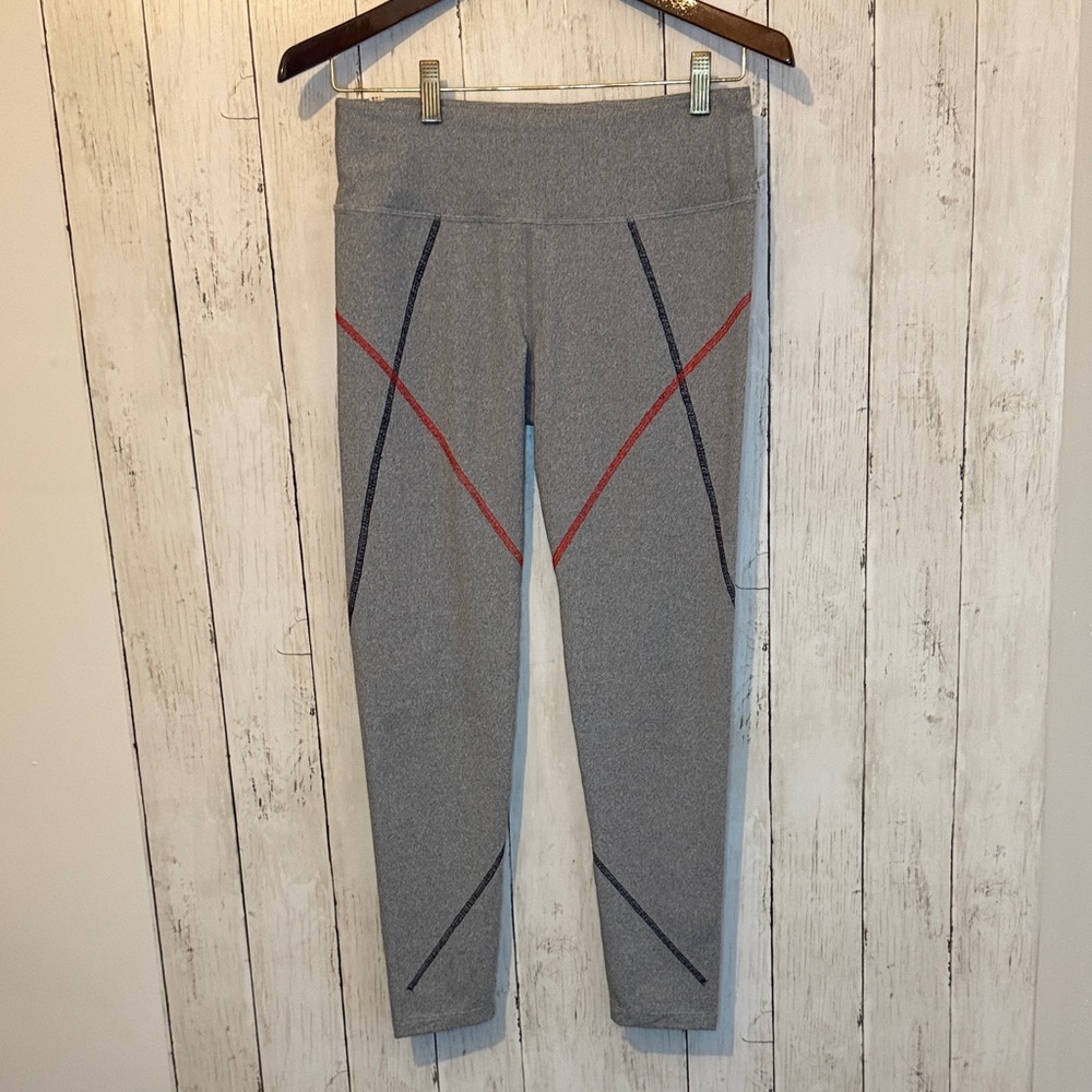 Marine Layer Gray and Red Women's Leggings